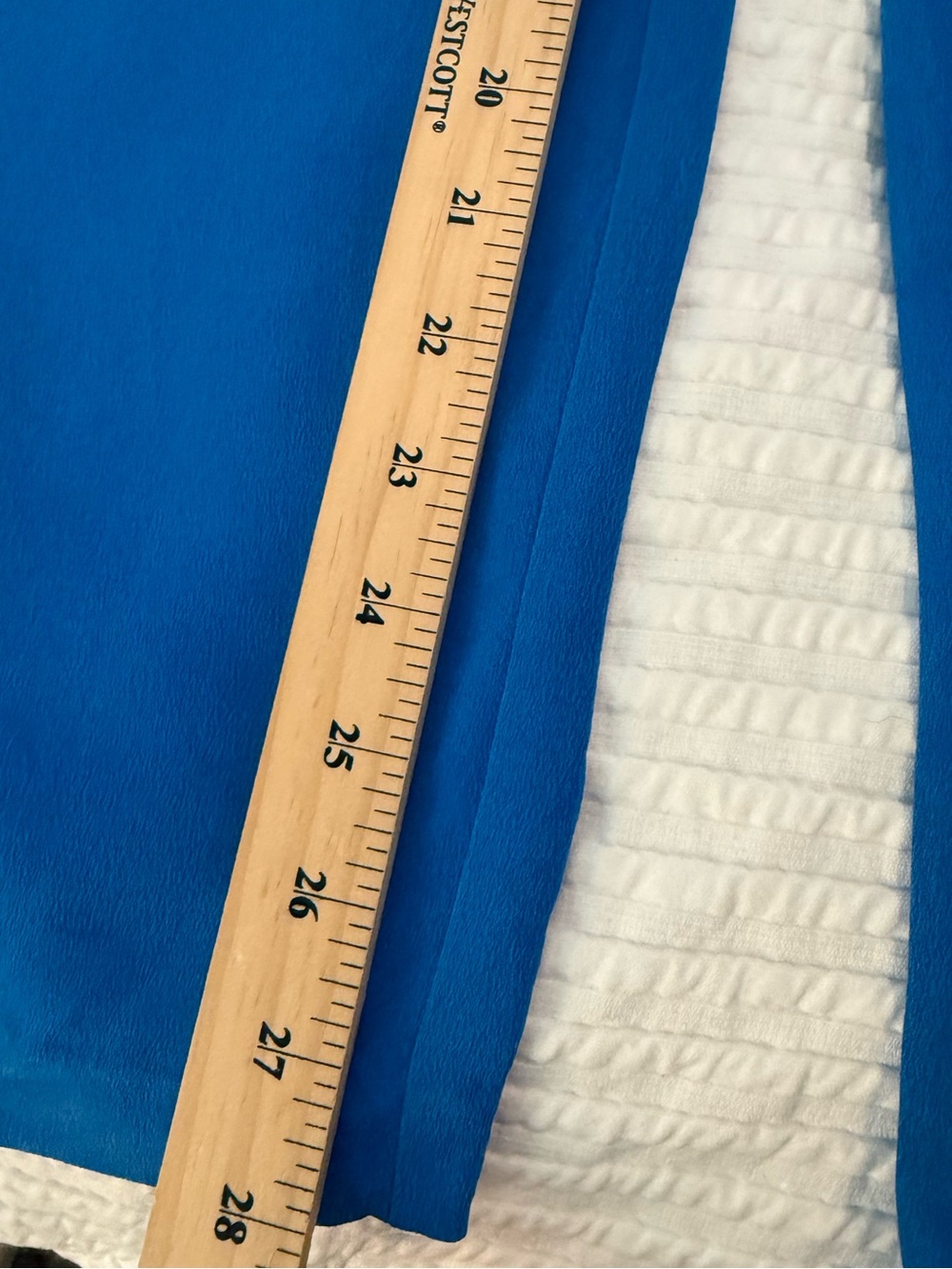 Set- Vintage Silk Women's Cobalt Blue Pantsuit GUC 0772 - Picture 12 of 15